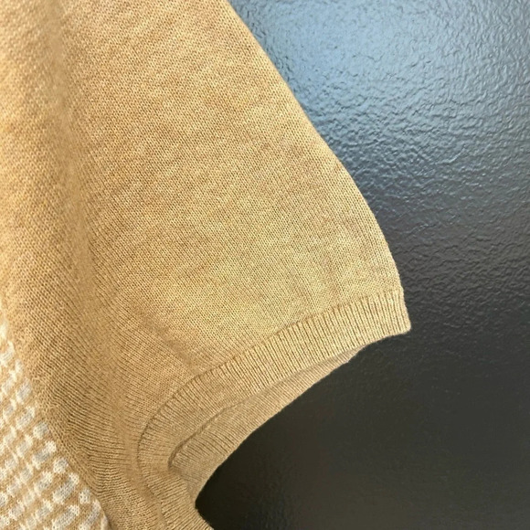 Men’s XL Abercrombie and fitch vintage short sleeved checkered sweater, Mint con - Picture 6 of 6